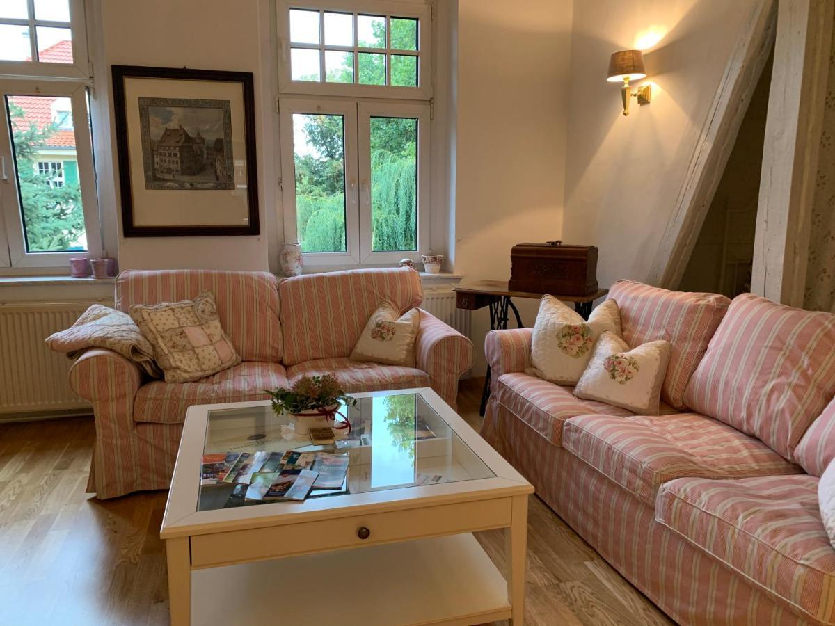 100 qm Ferienwohnung Am Heiligen Brunnen Quedlinburg Exterior foto