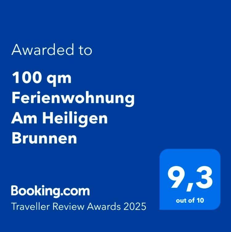 100 qm Ferienwohnung Am Heiligen Brunnen Quedlinburg Exterior foto